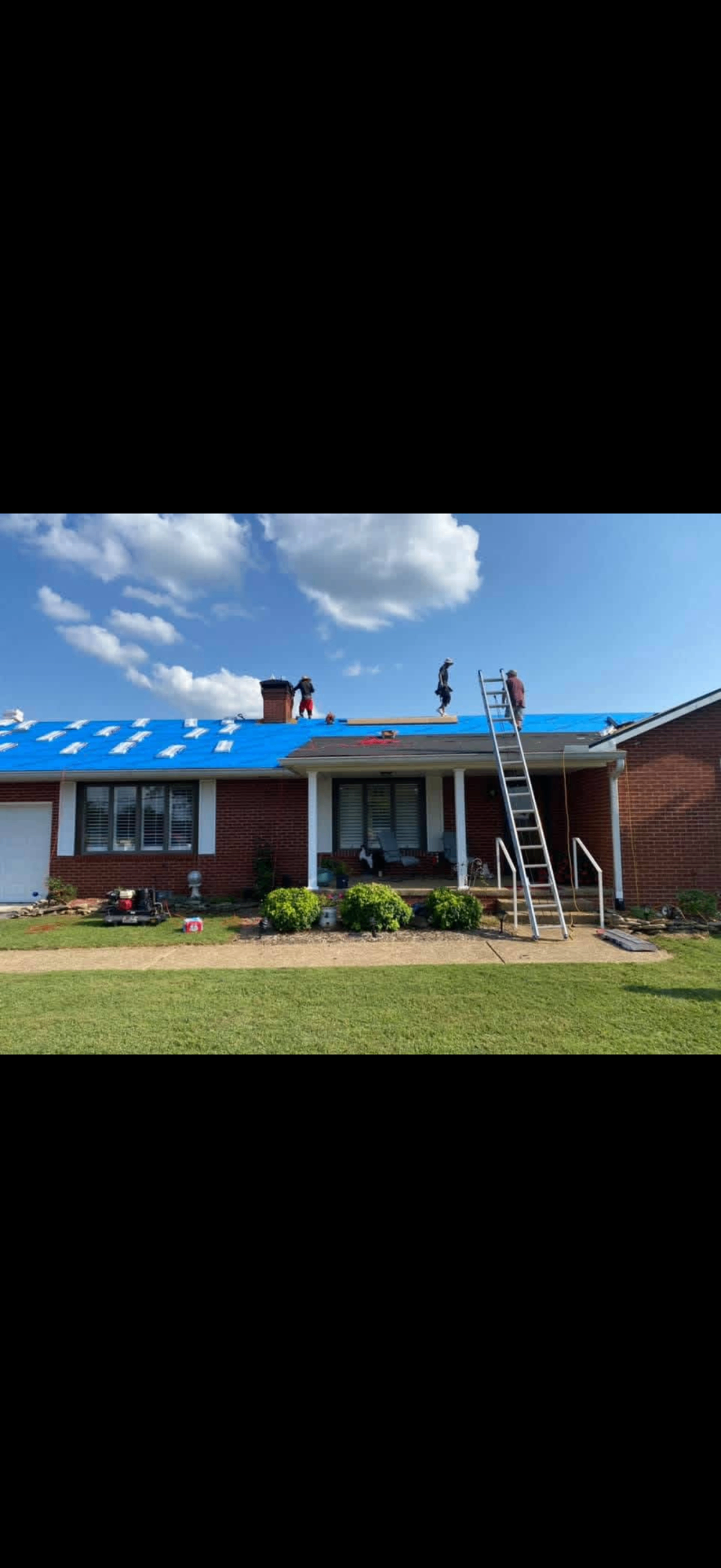 Before — Shingle roof replacement